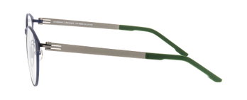 Auf diesem Bild sehen Sie die Korrektionsbrille 9031 von Prodesign Denmark in der Farbe Blau.
